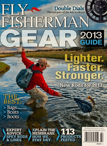 Cover of fly fisherman magazine,2013